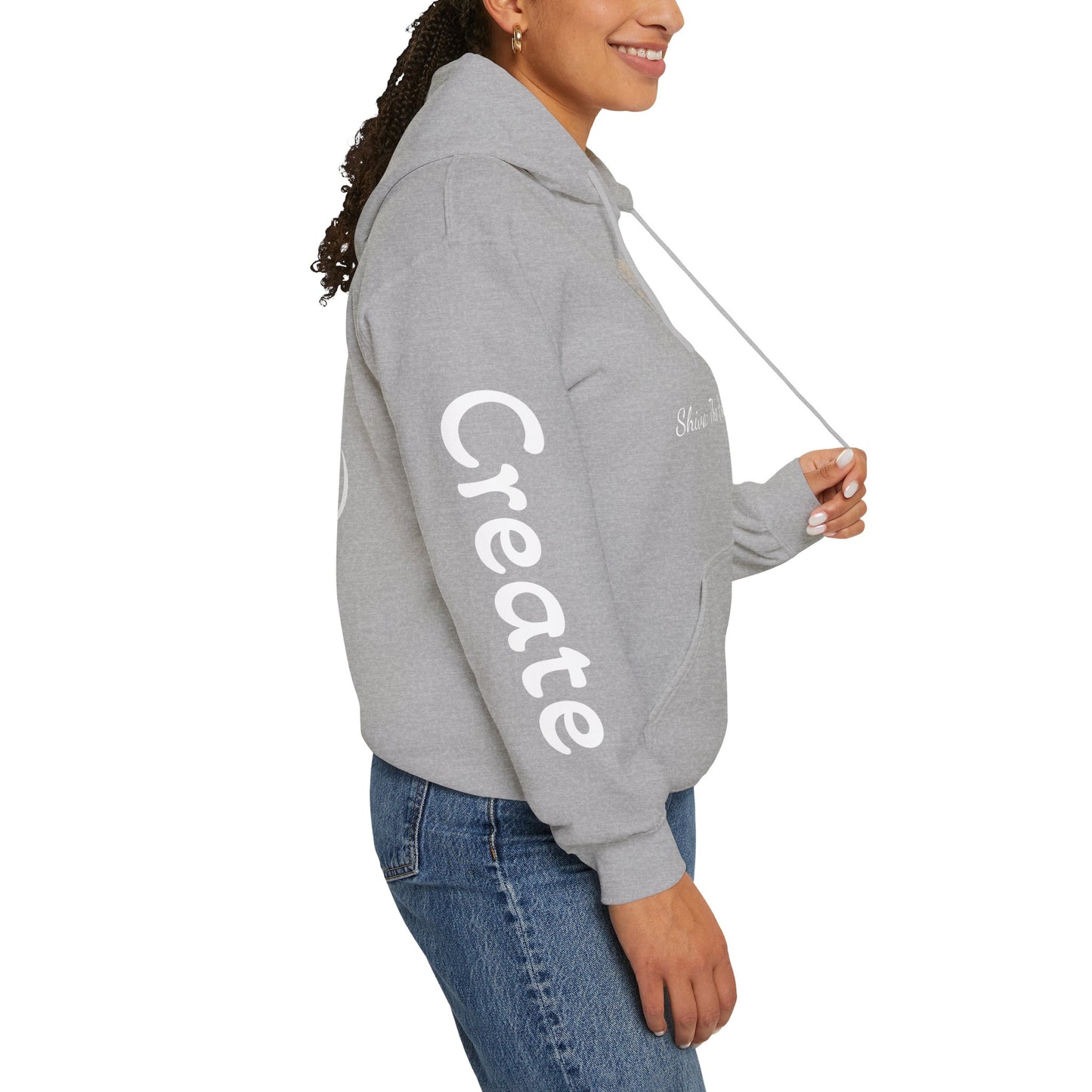 Shiva Inspired Unisex Heavy Blend™ Hooded Sweatshirt - Empowering Design for Spirituality and Self-Expression