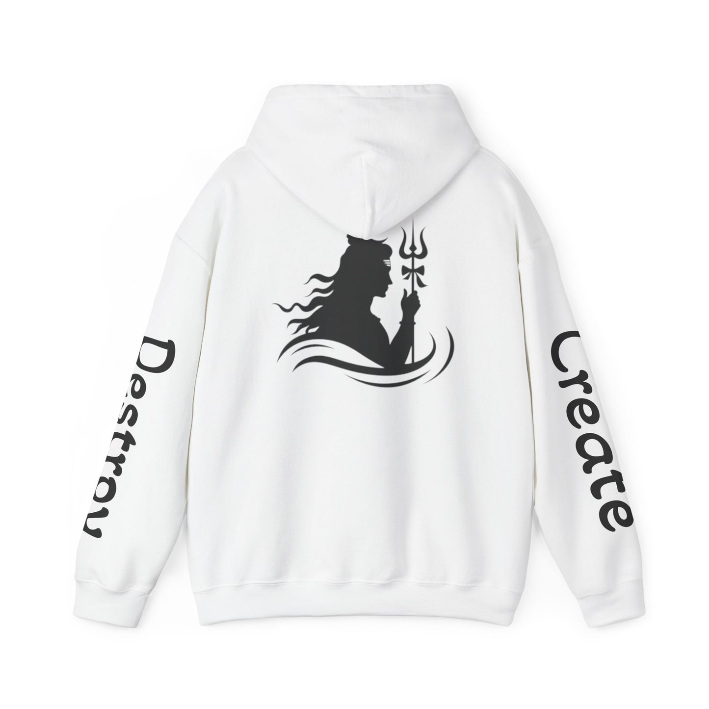 Shiva Inspired Unisex Heavy Blend™ Hooded Sweatshirt - Empowering Design for Spirituality and Self-Expression