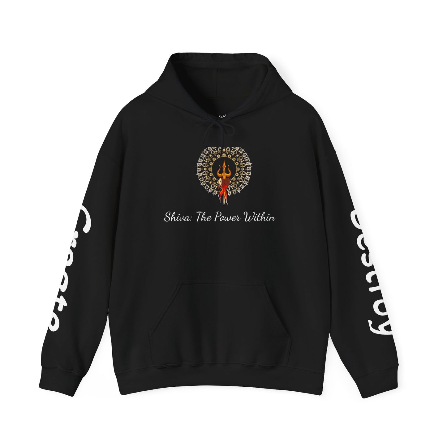 Shiva Inspired Unisex Heavy Blend™ Hooded Sweatshirt - Empowering Design for Spirituality and Self-Expression