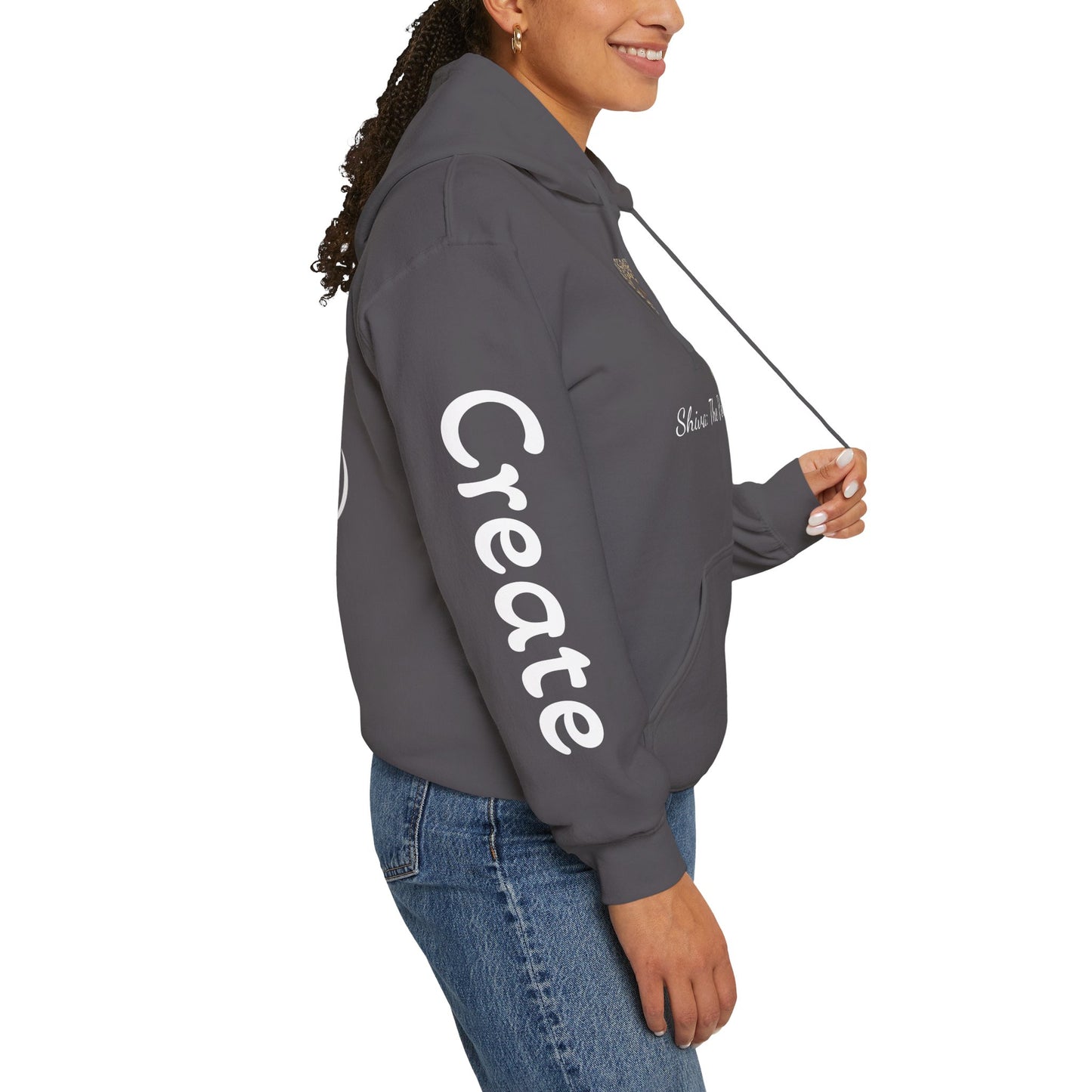 Shiva Inspired Unisex Heavy Blend™ Hooded Sweatshirt - Empowering Design for Spirituality and Self-Expression