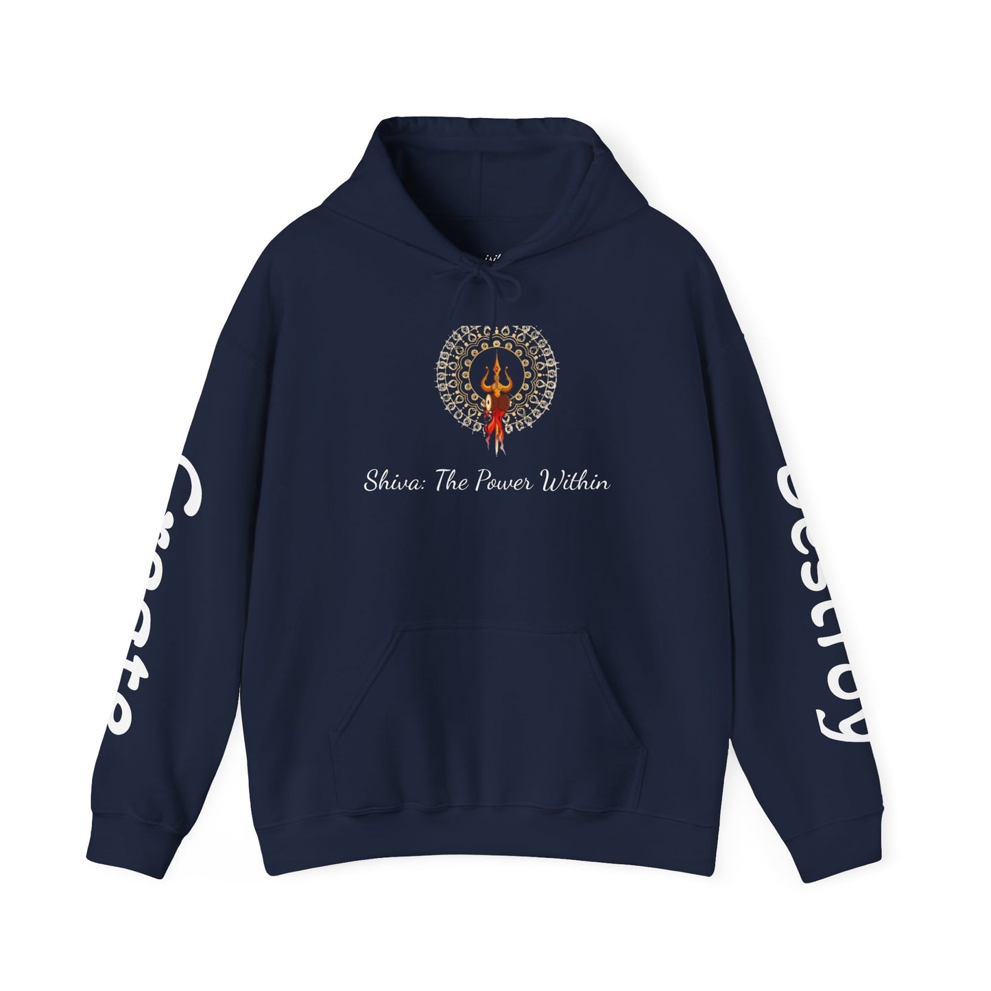 Shiva Inspired Unisex Heavy Blend™ Hooded Sweatshirt - Empowering Design for Spirituality and Self-Expression