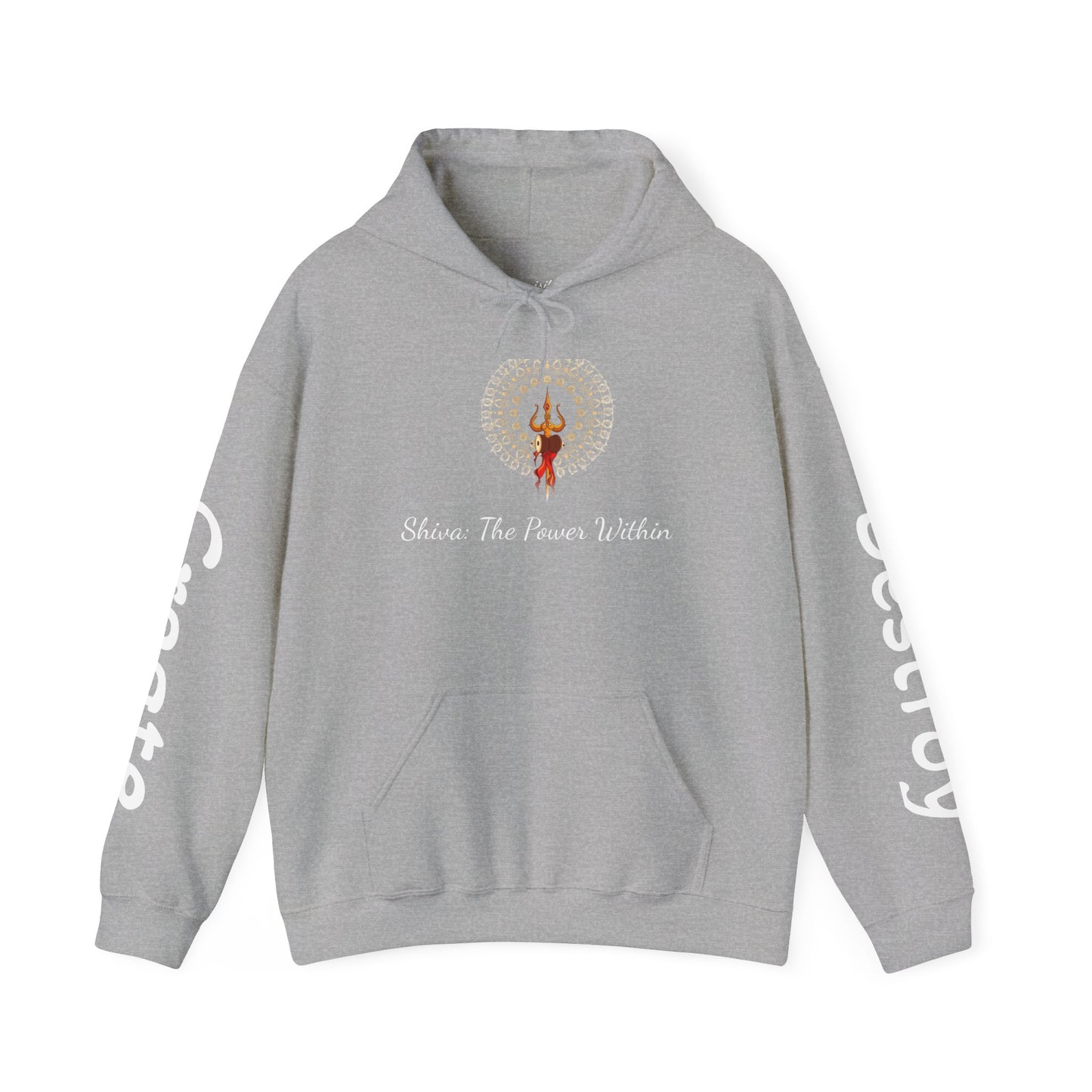 Shiva Inspired Unisex Heavy Blend™ Hooded Sweatshirt - Empowering Design for Spirituality and Self-Expression