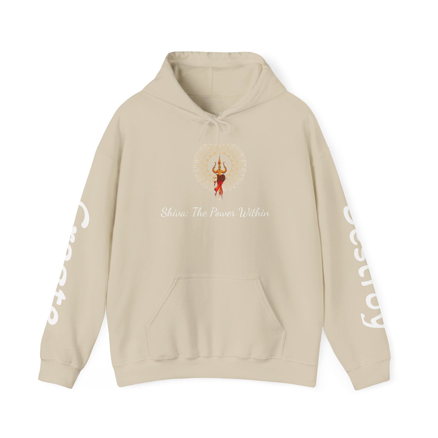 Shiva Inspired Unisex Heavy Blend™ Hooded Sweatshirt - Empowering Design for Spirituality and Self-Expression