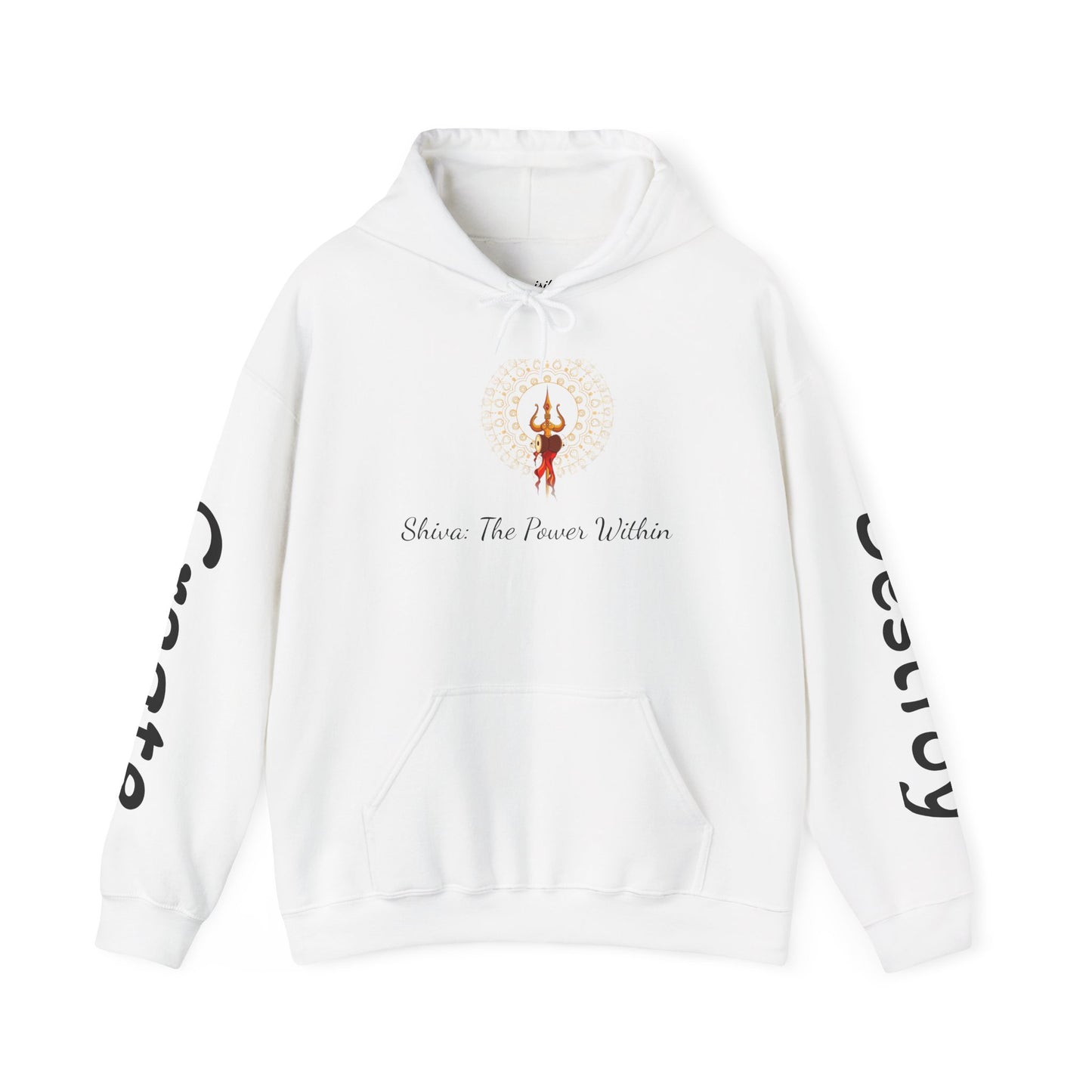Shiva Inspired Unisex Heavy Blend™ Hooded Sweatshirt - Empowering Design for Spirituality and Self-Expression