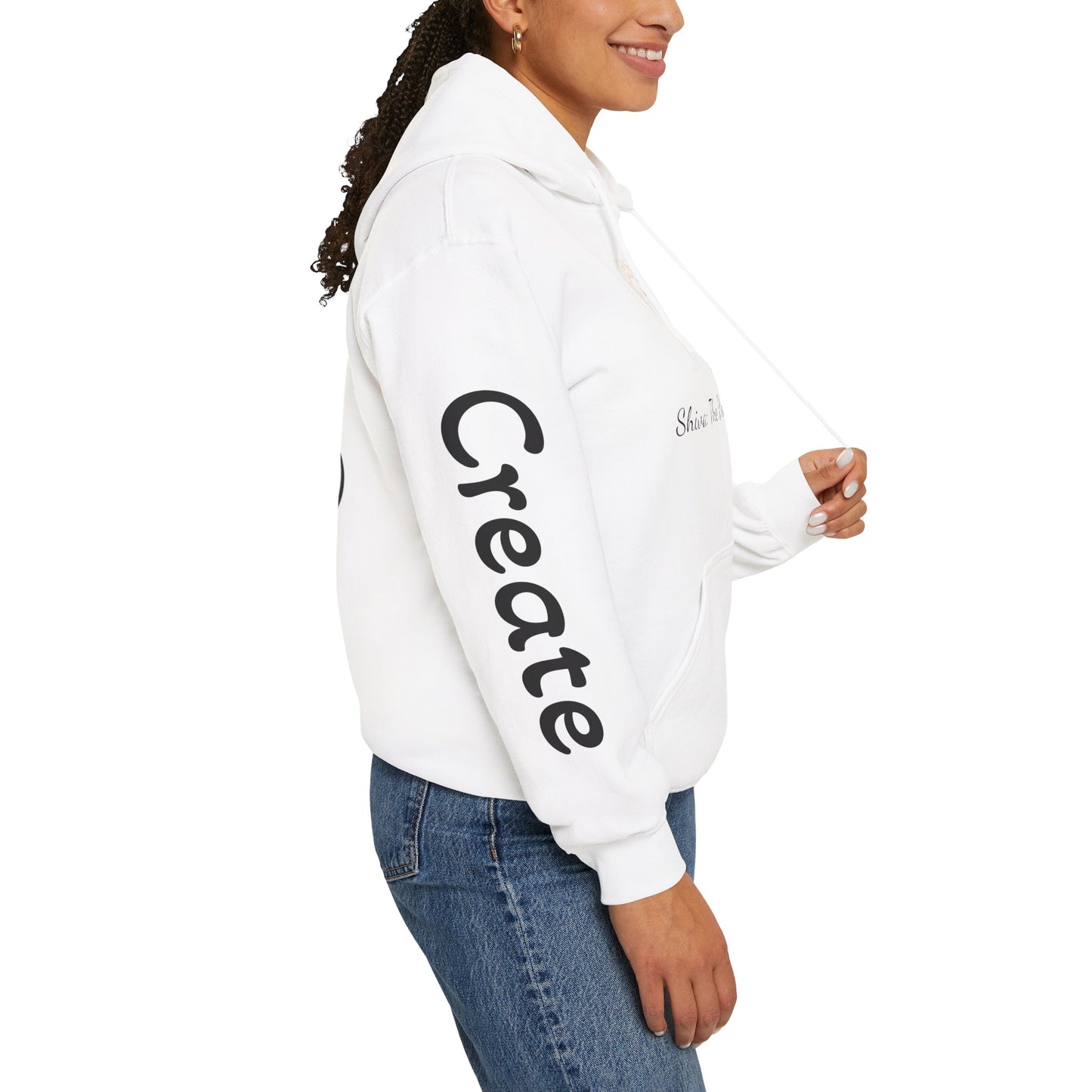 Shiva Inspired Unisex Heavy Blend™ Hooded Sweatshirt - Empowering Design for Spirituality and Self-Expression
