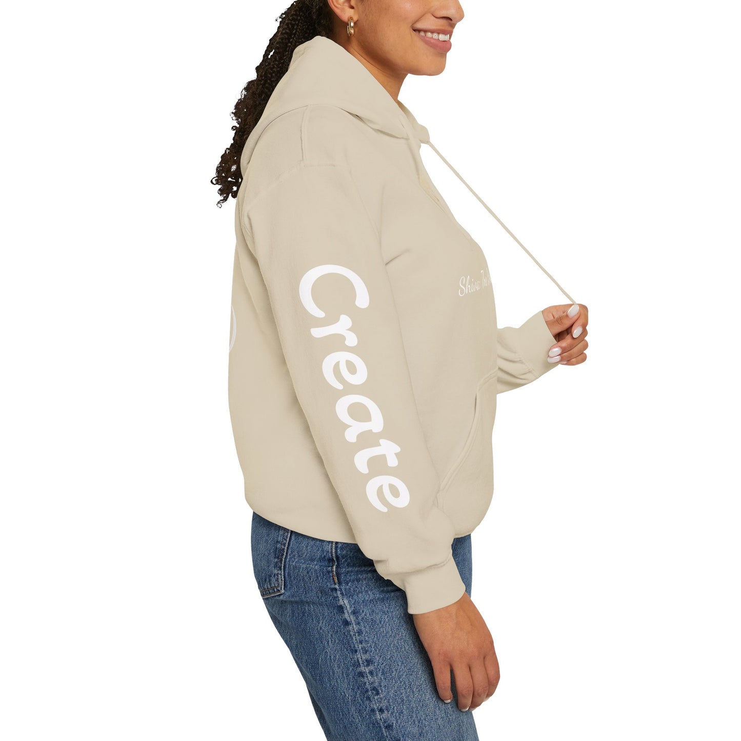 Shiva Inspired Unisex Heavy Blend™ Hooded Sweatshirt - Empowering Design for Spirituality and Self-Expression